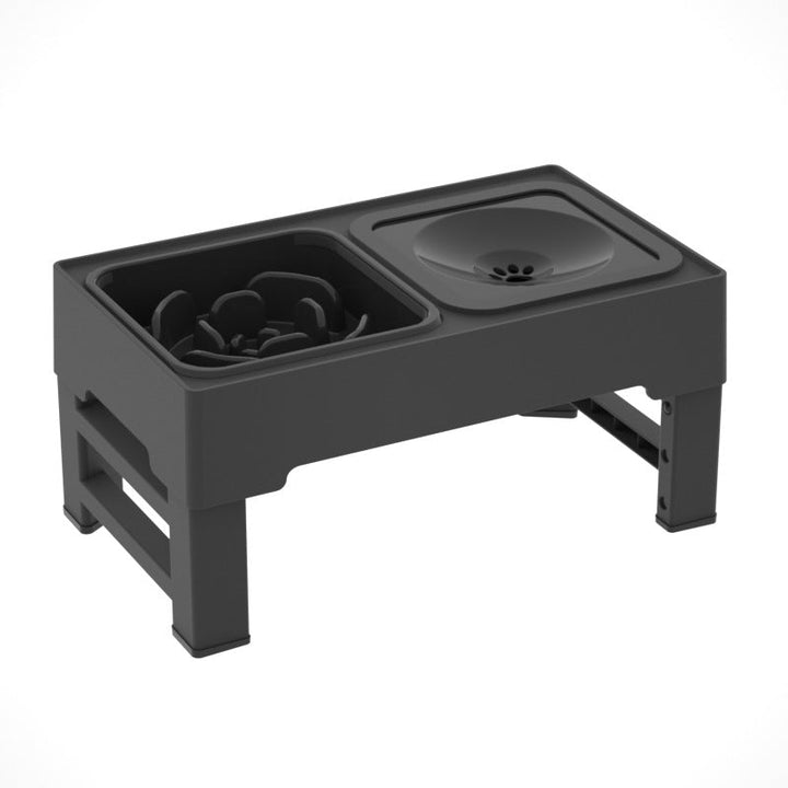 Adjustable Stainless Steel Double Pet Feeding Bowls